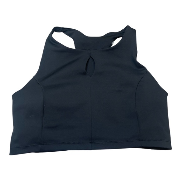 Peloton Black Racer Back Sports Bra w/Back Pocket Pouch Women’s Size Large - Picture 2 of 13